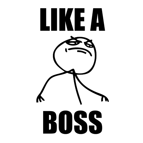 Like A Boss Meme Character Black Retro Shoulder Bag | Ebay - Like a Boss, Transparent background PNG HD thumbnail
