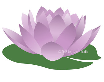 Digital Clipart Clipart Singles Water Lily Purple Flower Lily Lily Pad - Lily Pad, Transparent background PNG HD thumbnail