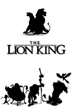 The Lion King Silhouettes - Lion King Black And White, Transparent background PNG HD thumbnail