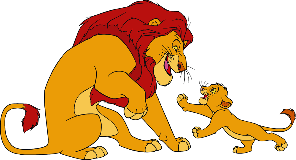 Lion King Cartoon Characters Clipart - Lion King, Transparent background PNG HD thumbnail