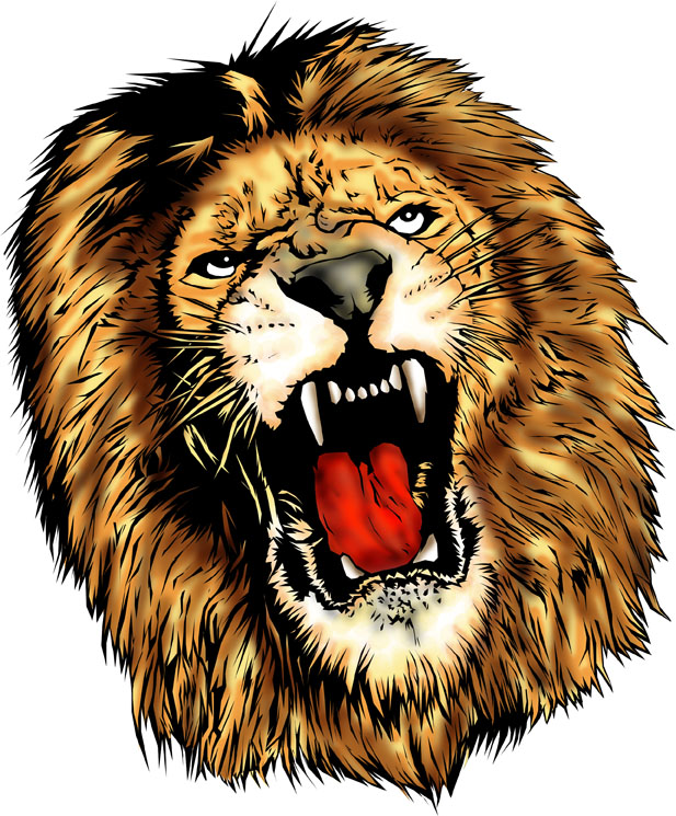 Lions Head HD PNG - Lion Head By Bongkey P