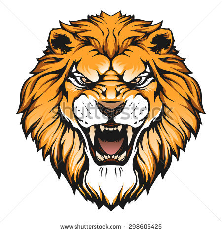 Lion Head Illustration - Lions Head, Transparent background PNG HD thumbnail
