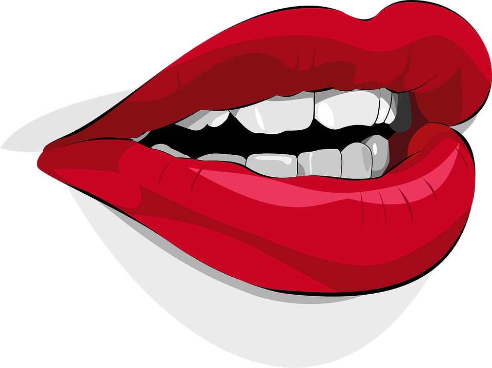 Lips, Red, Lipstick, Bright, Colorful, Young, Mouth - Lip, Transparent background PNG HD thumbnail