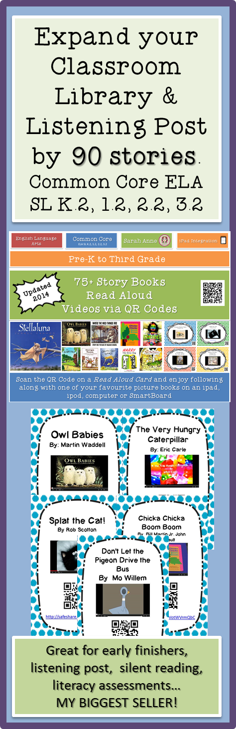 75 Story Time Read Aloud Picture Books With Qr Codes Cards - Listen To Reading Ipad, Transparent background PNG HD thumbnail