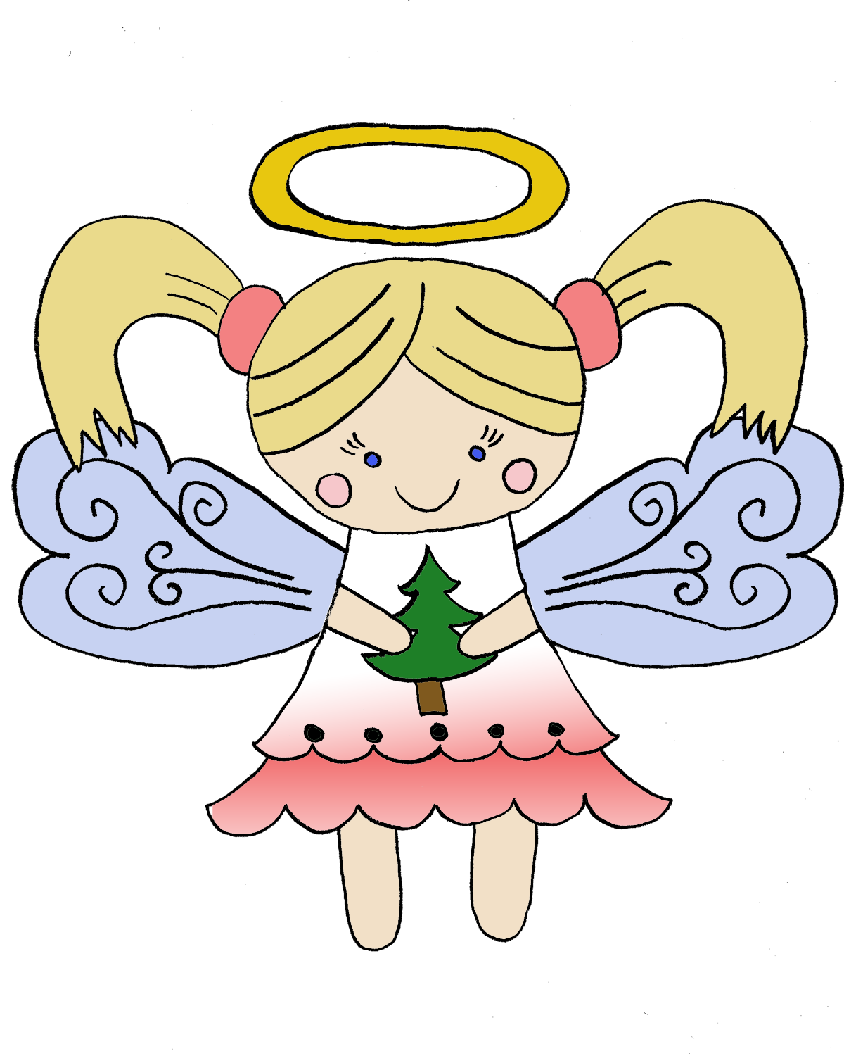 Christmas Angel Png Hd - Little Angel, Transparent background PNG HD thumbnail