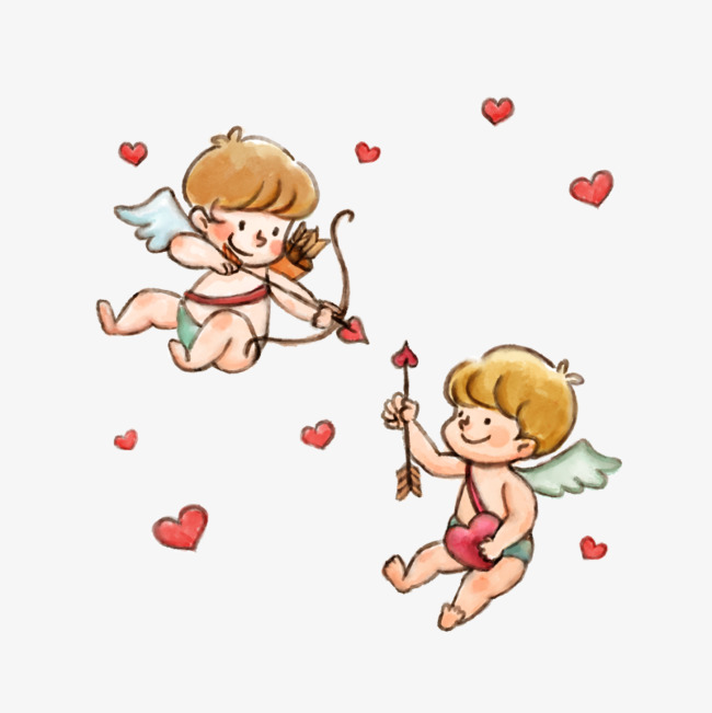 Vector Love Cupid, Hd, Vector, Little Angel Free Png And Vector - Little Angel, Transparent background PNG HD thumbnail