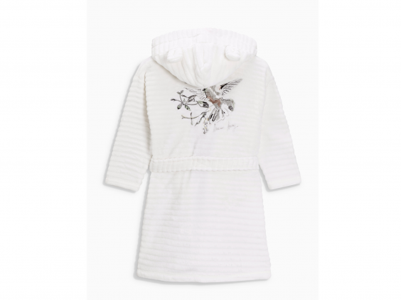 Little Girl Big Robe Png - Donu0027T Want A Pattern On Their Dressing Gown? Or Maybe Youu0027Re After Something More Subtle Than An All Over Print? Feast Your Eyes On This Stylish White Soft Hdpng.com , Transparent background PNG HD thumbnail
