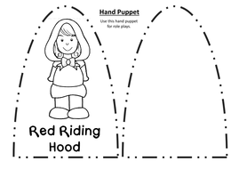 . Hdpng.com Hand Puppets Black And White.pdf Hdpng.com  - Little Red Riding Hood Black And White, Transparent background PNG HD thumbnail