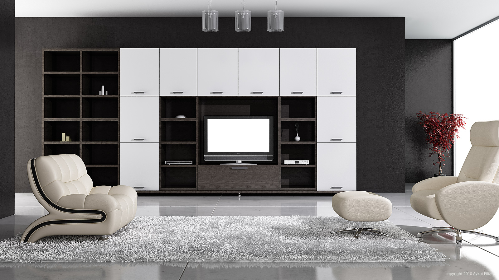 Living Room White And Black Interior Design Wallpaper. Fresh Hd Wallpapers For Your Desktop. - Living Room, Transparent background PNG HD thumbnail
