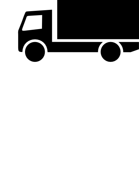 Png: Small · Medium · Large - Lkw Black And White, Transparent background PNG HD thumbnail