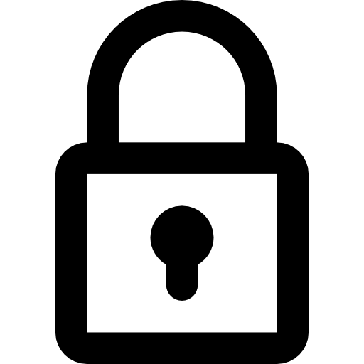 Lock Icon Free Icon - Padlock, Transparent background PNG HD thumbnail
