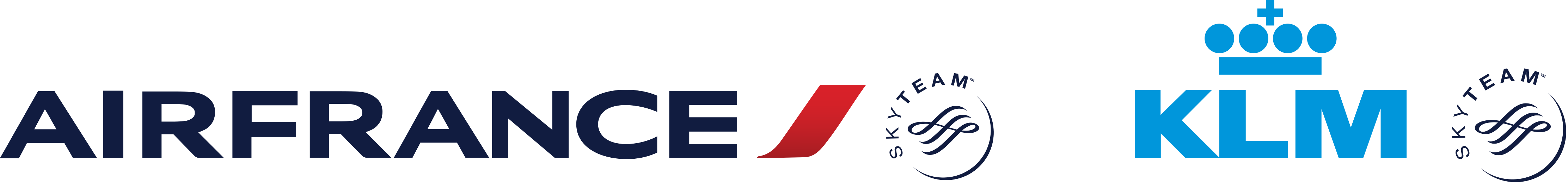 Air France KLM logos
