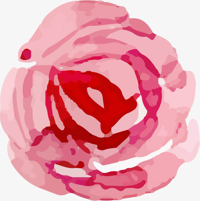 Pink Watercolor Flowers, Like A Breath Of Fresh Air, Pink Flowers, Rose Free Png And Vector - Air Rose, Transparent background PNG HD thumbnail