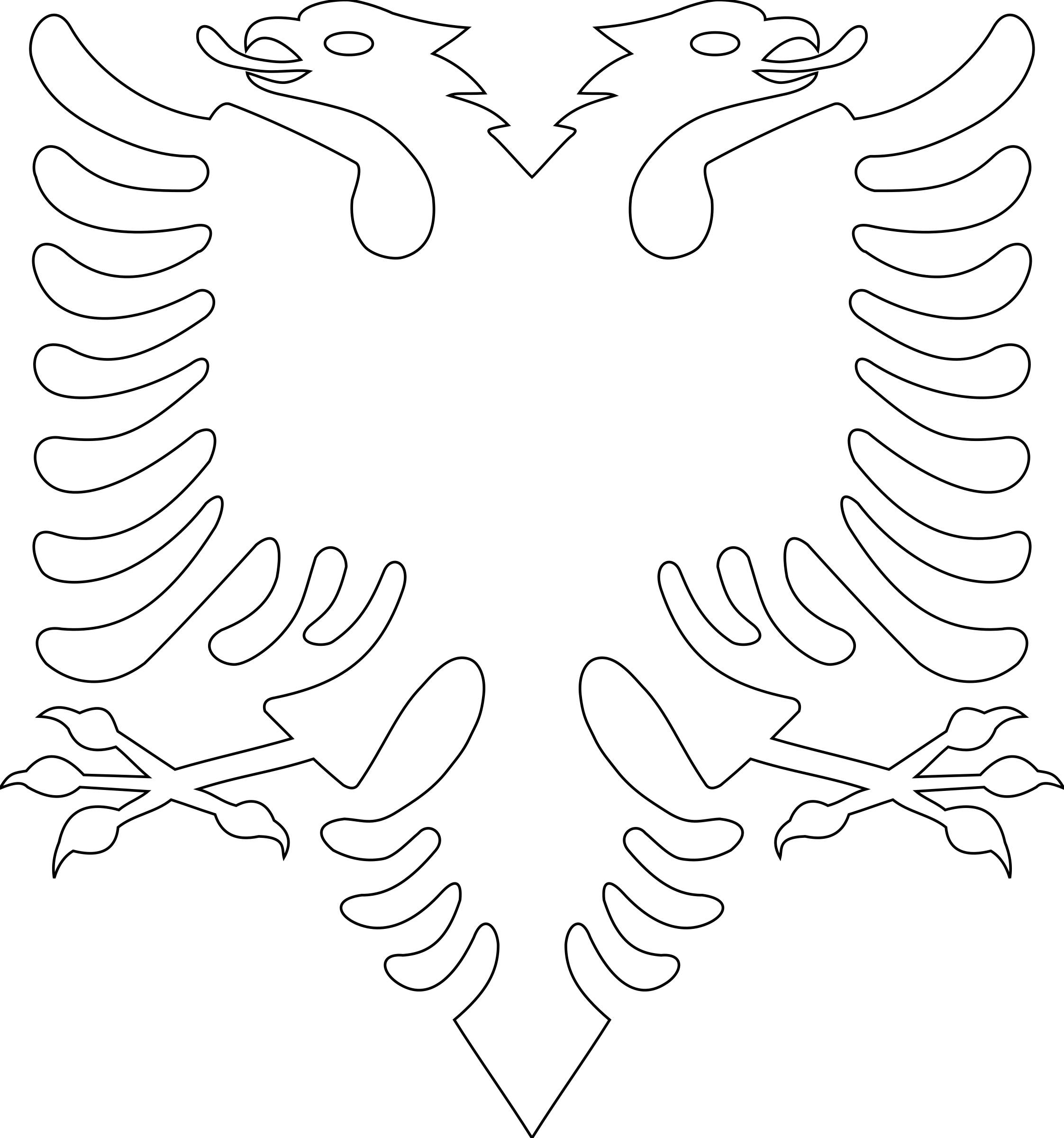 pin Eagle clipart albanian #4