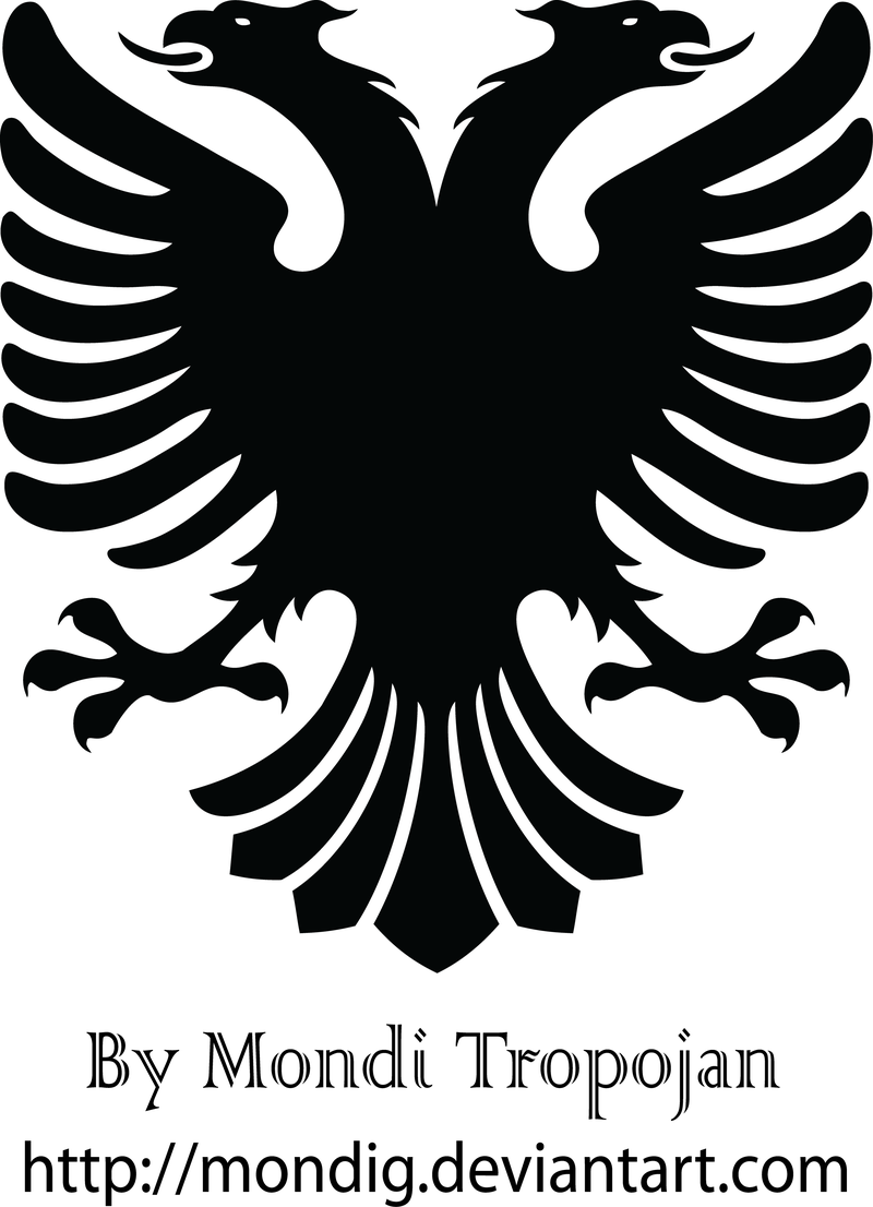 Albanian eagle clipart
