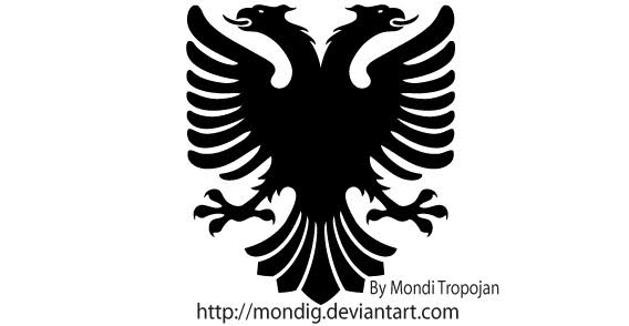 Pin Eagle Clipart Albanian #4 - Albanain Eagle, Transparent background PNG HD thumbnail