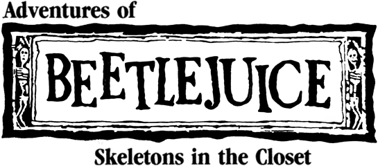 Logo Beetlejuice Png - Adventures Of Beetlejuice: Skeletons In The Closet Logo, Transparent background PNG HD thumbnail