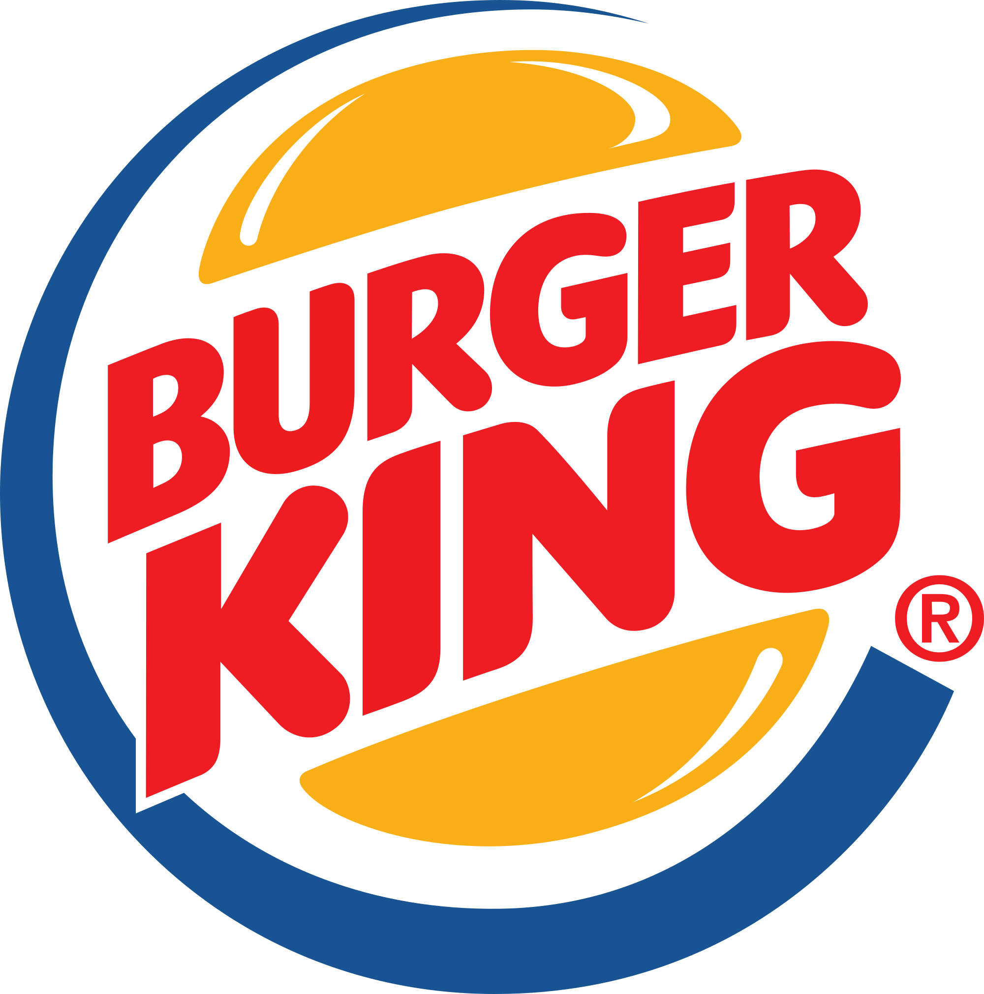 Burger King logo black and wh