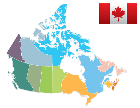 Map Of Canada - Canadian Natural Resources, Transparent background PNG HD thumbnail