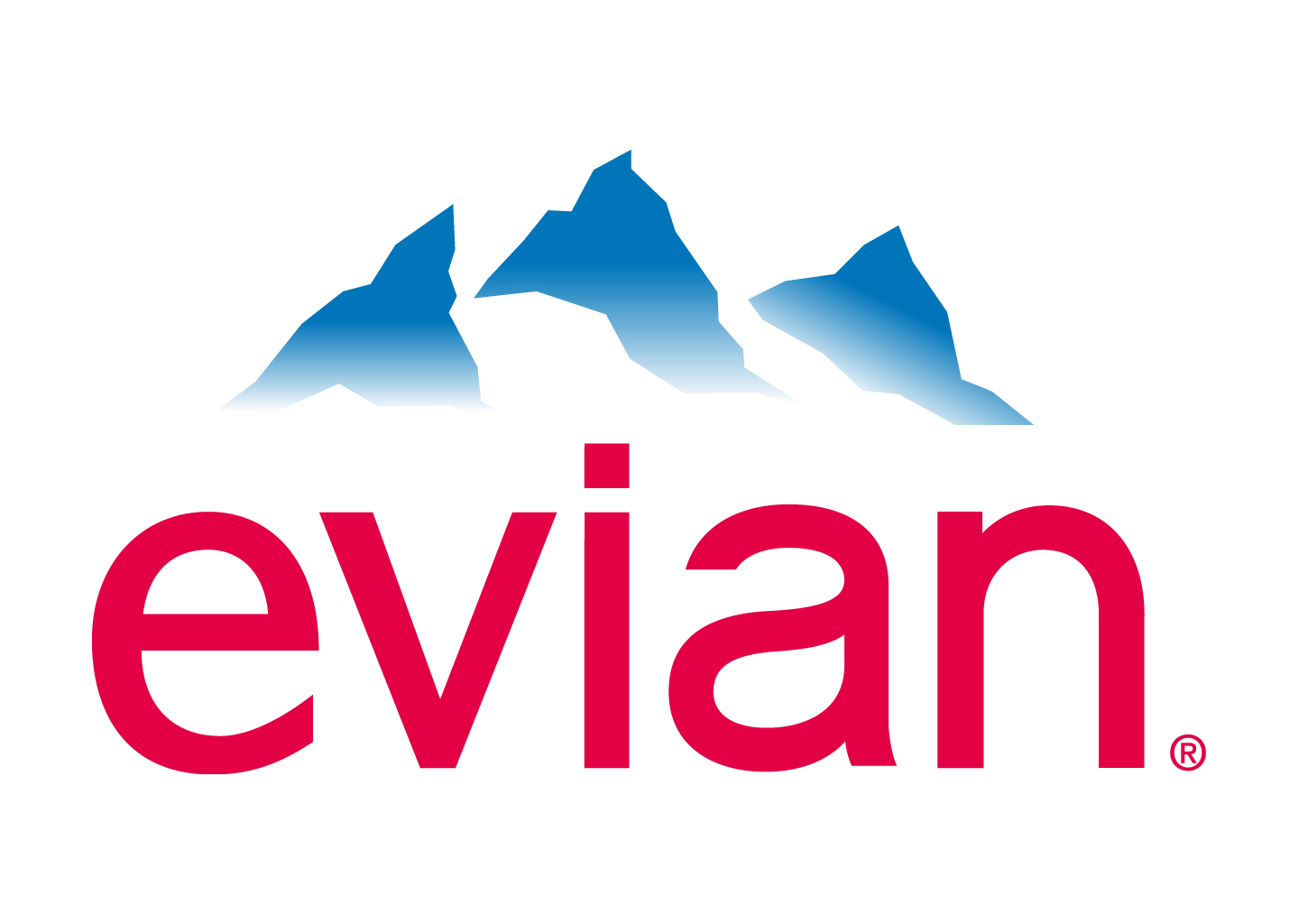 Evian Logo Blue Cloud - Evian, Transparent background PNG HD thumbnail