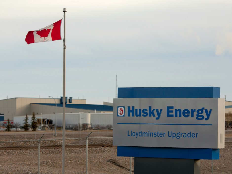 A Canadian Flag Blows In The Wind On The Property Of The Husky Energy Lloydminster Upgrader. - Husky Energy, Transparent background PNG HD thumbnail