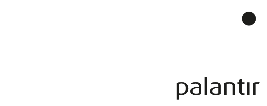 Palantir Logo With Slogan   Negative - Palantir, Transparent background PNG HD thumbnail