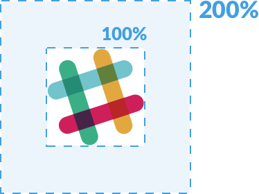 Please Give The Slack Logo Space That Equals 200% Of The Size Of The Logo - Slack, Transparent background PNG HD thumbnail