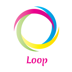 Loop Logo - Template, Transparent background PNG HD thumbnail