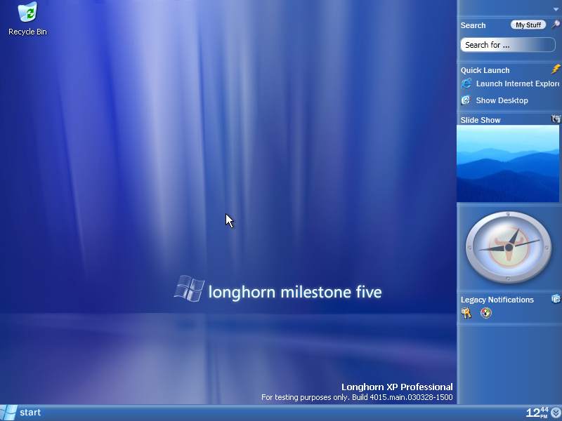 Empty Desktop In Longhorn 4015 - Longhorn, Transparent background PNG HD thumbnail