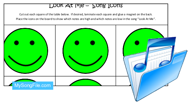 Look At Me (Song Icons Colour) - Look At The Board, Transparent background PNG HD thumbnail