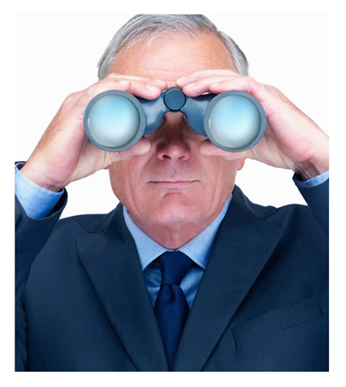 Man Looking Through Binoculars - Looking Through Binoculars, Transparent background PNG HD thumbnail