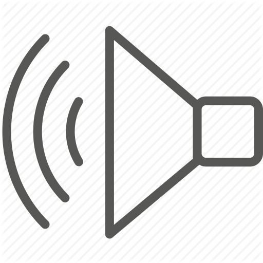 Audio, Loud, Music, Play, Sound, Speaker, Volume Icon - Loud Sounds Black And White, Transparent background PNG HD thumbnail