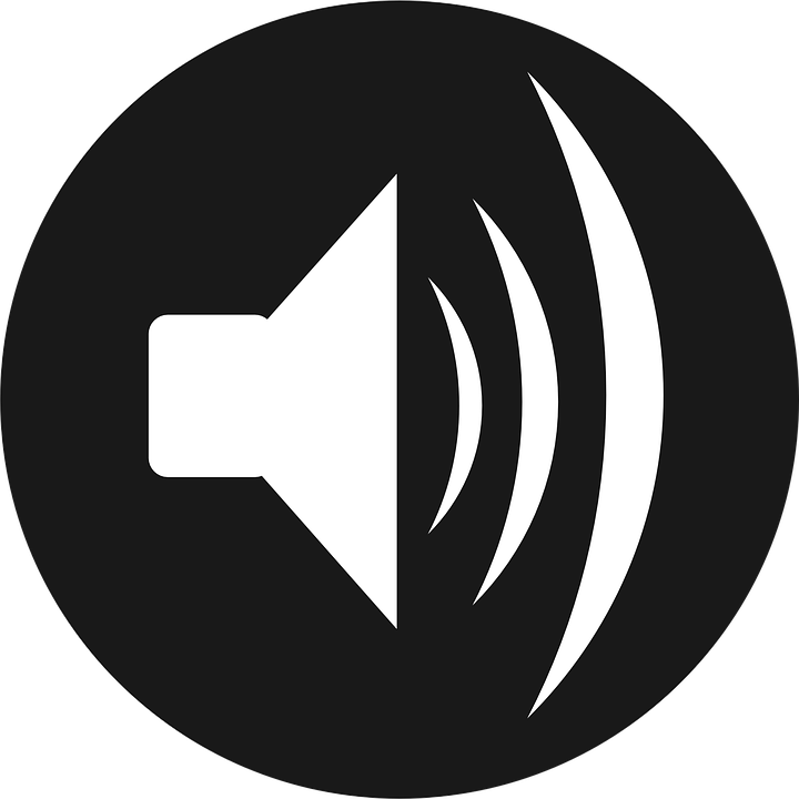 Speaker Loud Speaker Audio Sound Music Loudness - Loud Sounds Black And White, Transparent background PNG HD thumbnail
