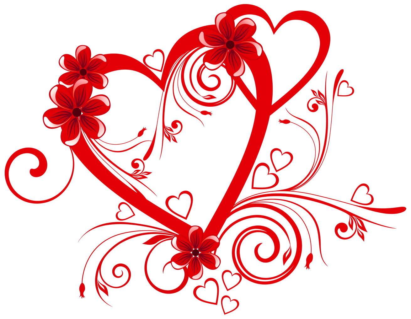 Love Hearts Clip Art 1