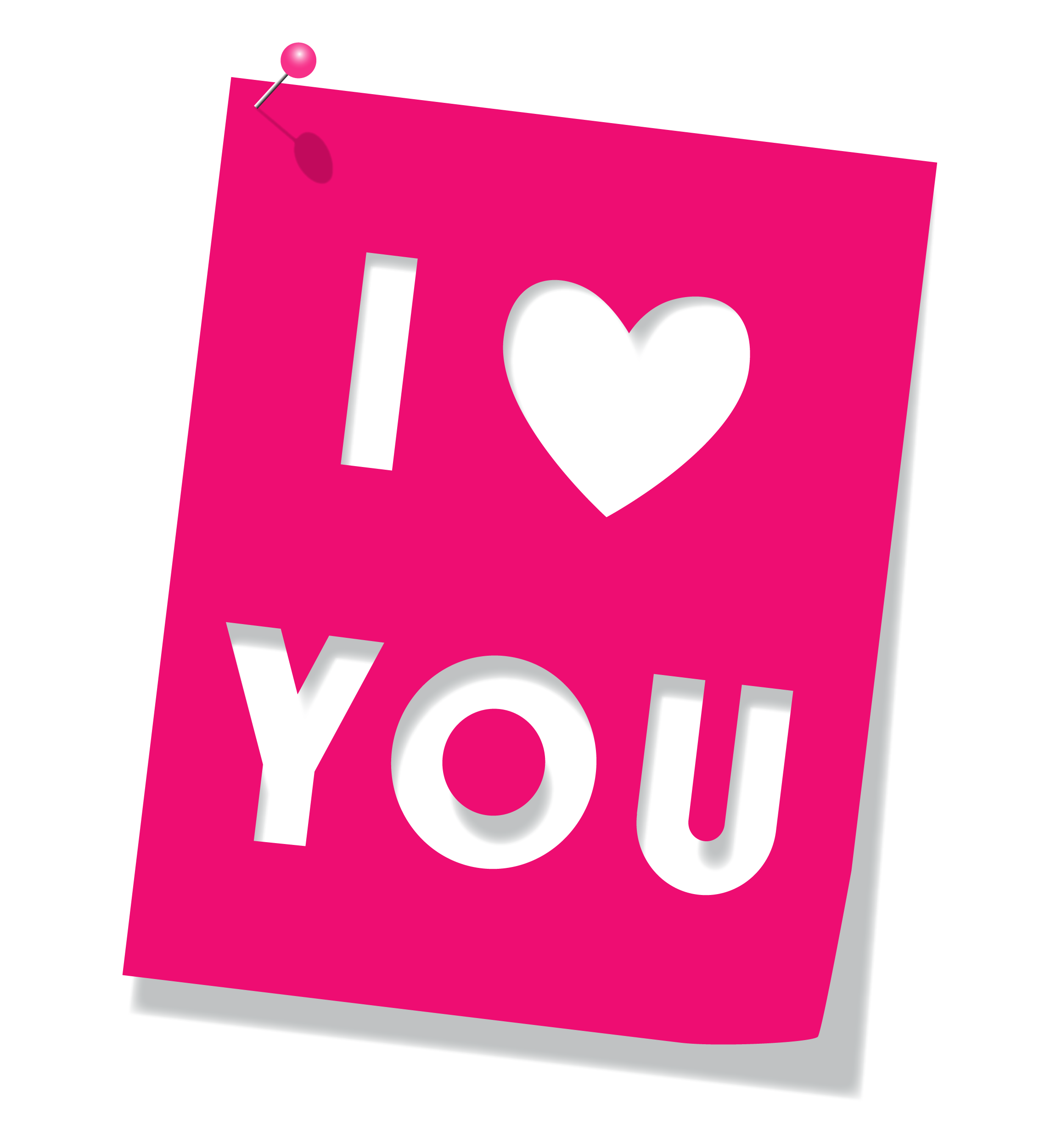 Luv Clipart Hd - Love You, Transparent background PNG HD thumbnail