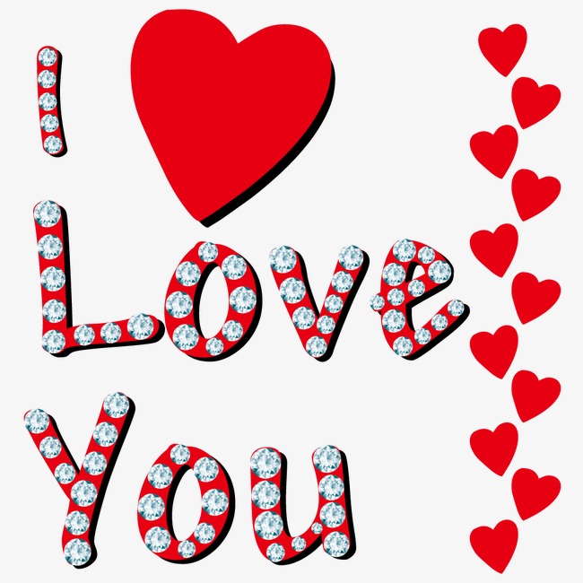 Vector I Love You, Hd, Vector, Diamond Free Png And Vector - Love You, Transparent background PNG HD thumbnail
