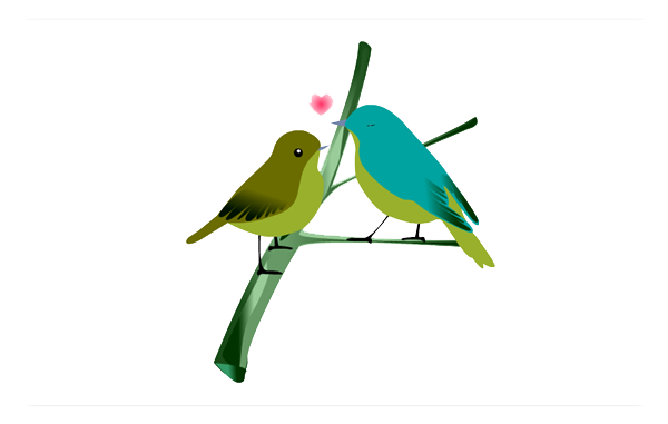 Love Birds Transparent - Lovebirds, Transparent background PNG HD thumbnail