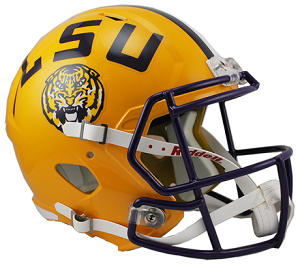 Lsu Tigers Replica Speed Helmet - Lsu Football, Transparent background PNG HD thumbnail