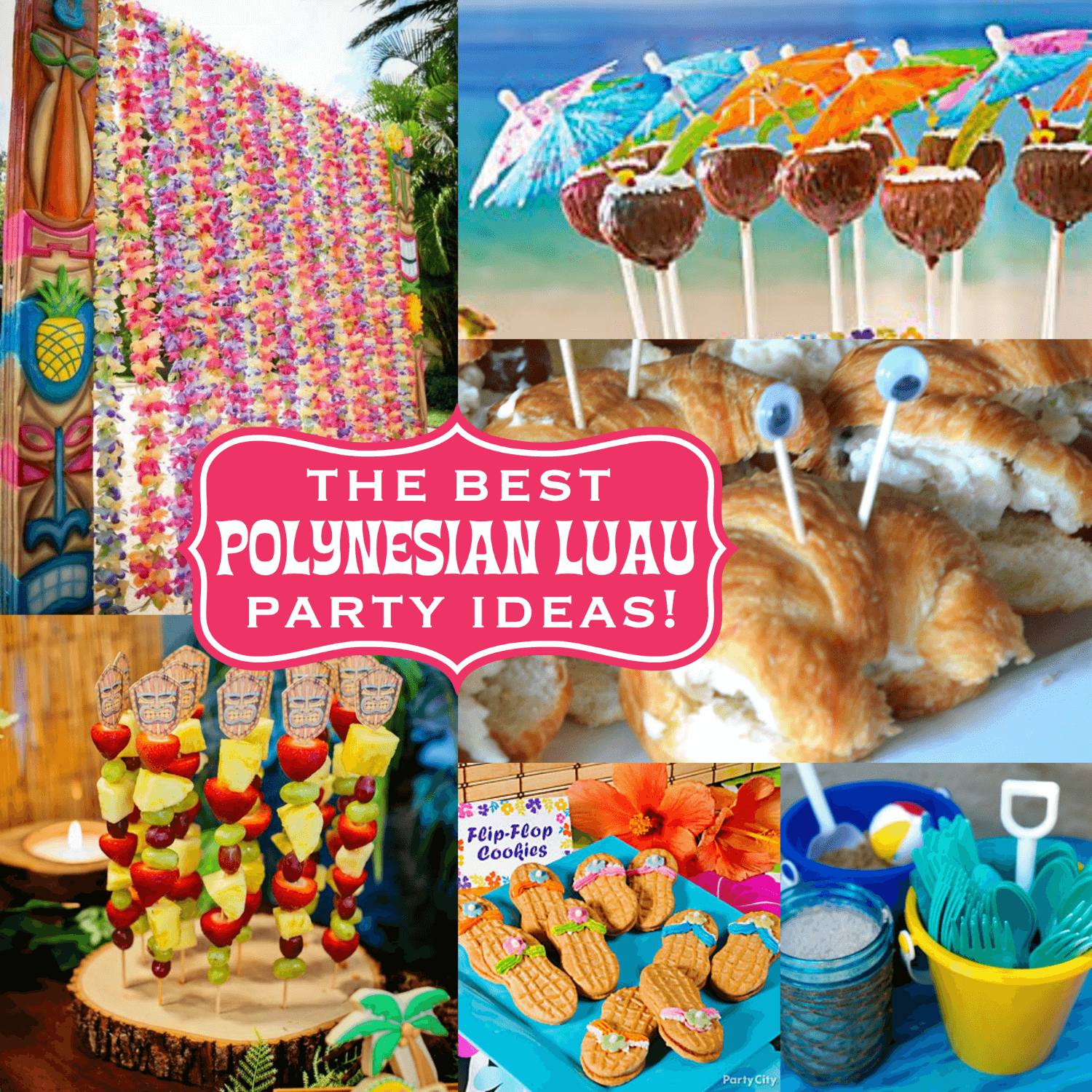 Polynesian luau party ideas -