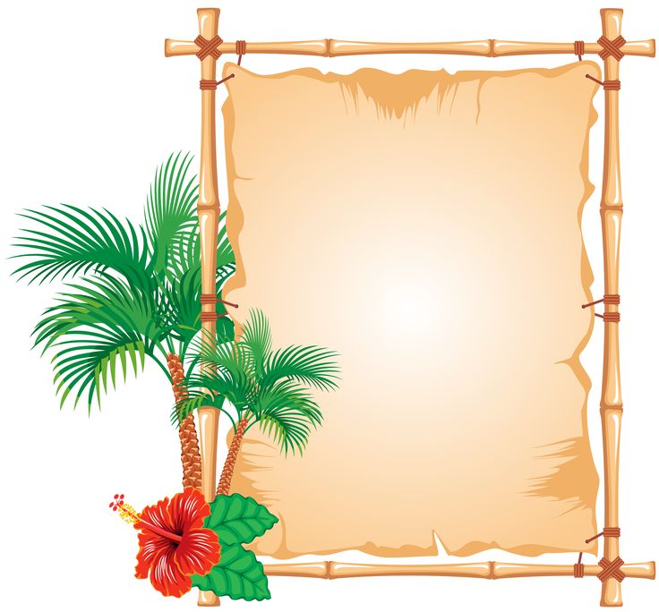 Stencil, Bamboo, Beach - Luau Images, Transparent background PNG HD thumbnail