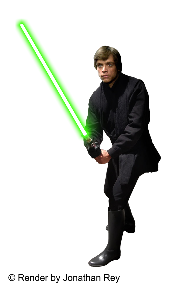 Luke Skywalker Jedi   Render Png By Jonathanrey Hdpng.com  - Luke, Transparent background PNG HD thumbnail