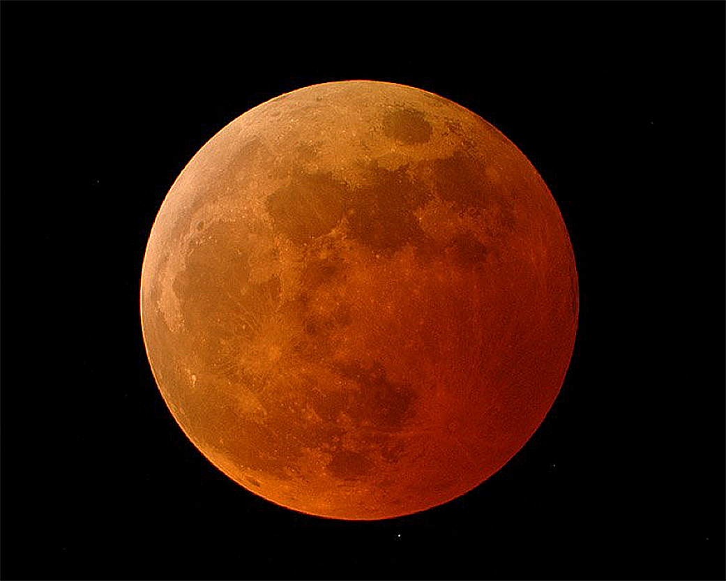 Earthu0027S Moon · The Moon Appears Orange Red During A Total Lunar Eclipse - Lunar Eclipse, Transparent background PNG HD thumbnail