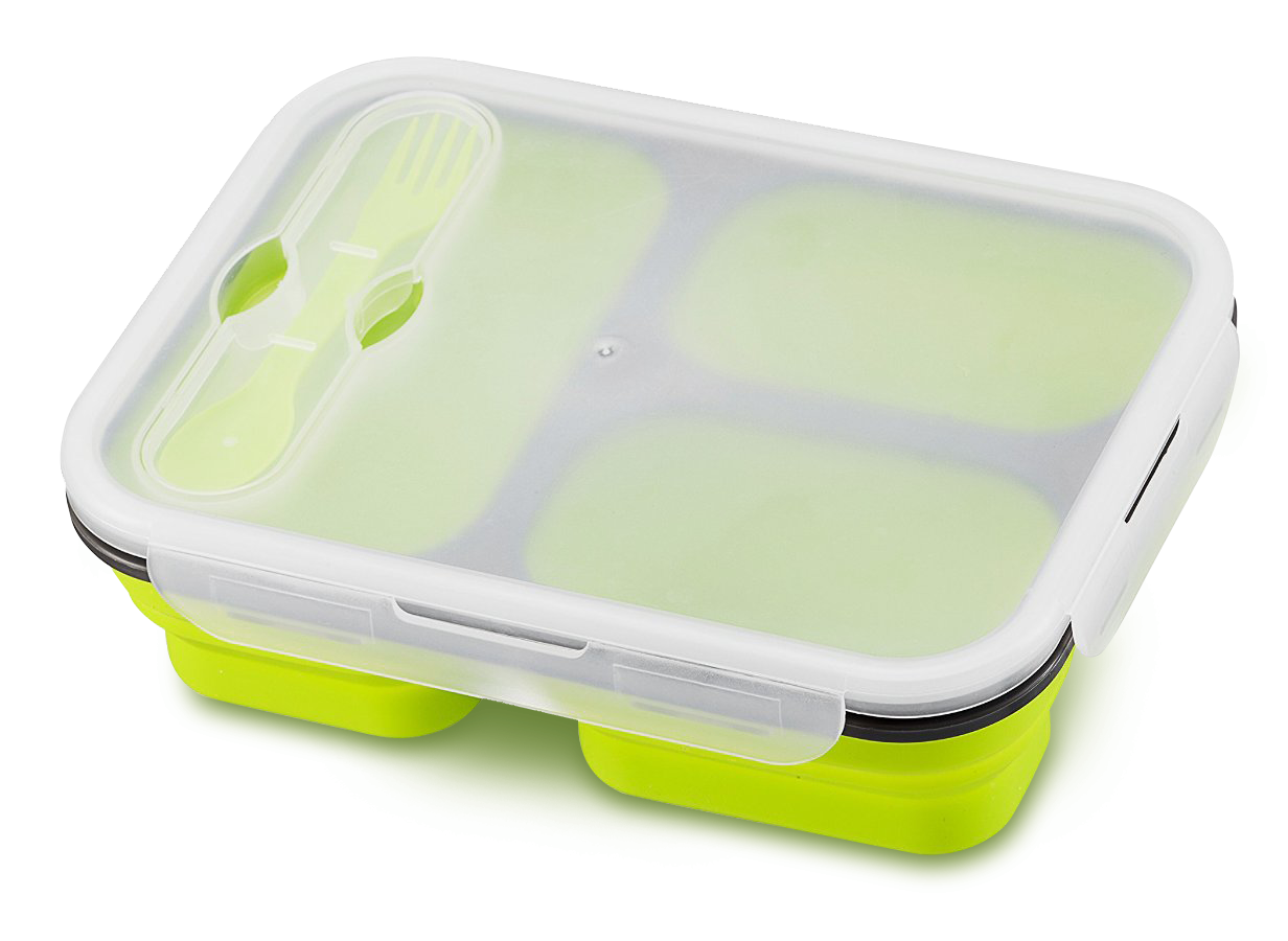 Silicone Collapsible Lunchbox - Lunch Box, Transparent background PNG HD thumbnail