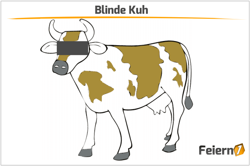 Blinde Kuh - Lustige Kuh, Transparent background PNG HD thumbnail