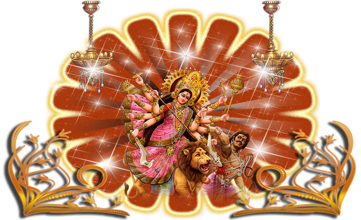 Goddess Durga Maa Free Png Image - Maa Durga, Transparent background PNG HD thumbnail