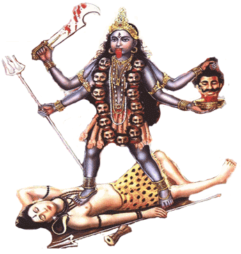 Maa Kali, Maa Kali Standing On Shiva - Maa Kali Images, Transparent background PNG HD thumbnail