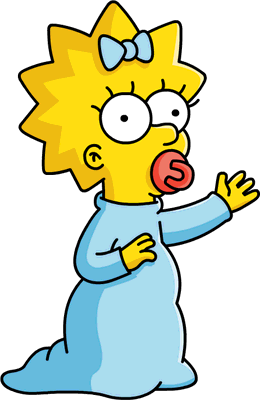 File:maggie Unlock.png - Maggie Simpson, Transparent background PNG HD thumbnail