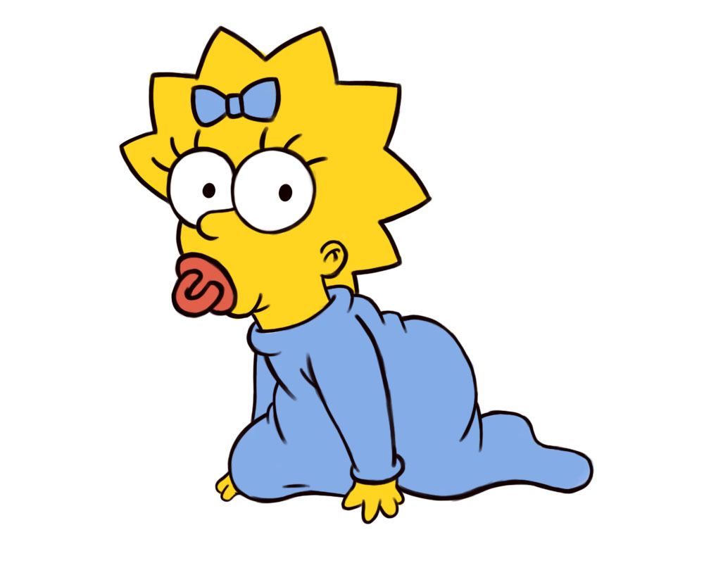 Main Pic Via Wiki How - Maggie Simpson, Transparent background PNG HD thumbnail