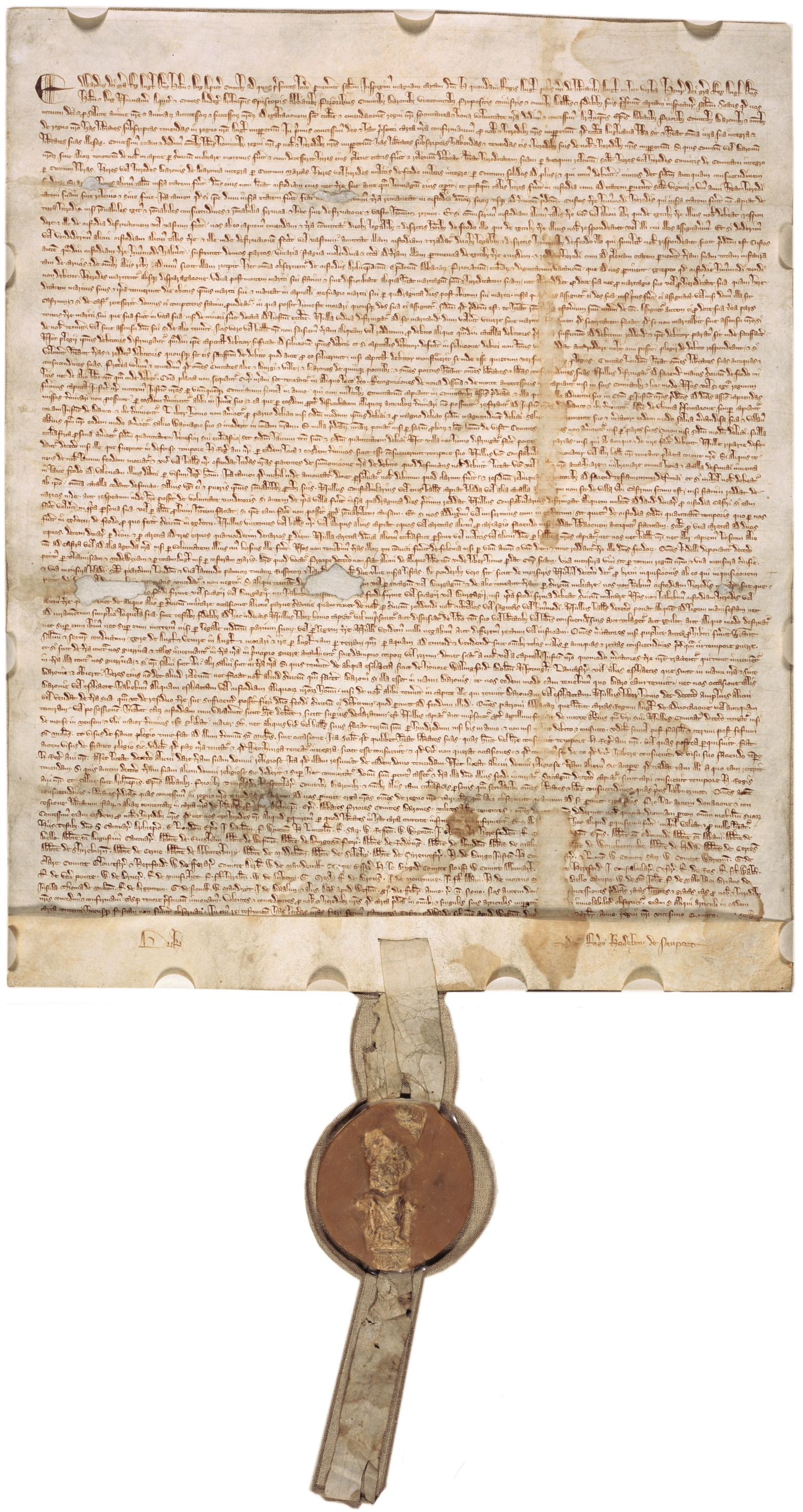File:Magna Carta (1297 version with seal, owned by David M Rubenstein), Magna Carta PNG - Free PNG
