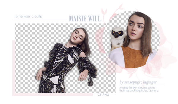 Valeryscolors 176 16 Pack Png 304   Maisie Williams By Sensepngs - Maisie Williams, Transparent background PNG HD thumbnail